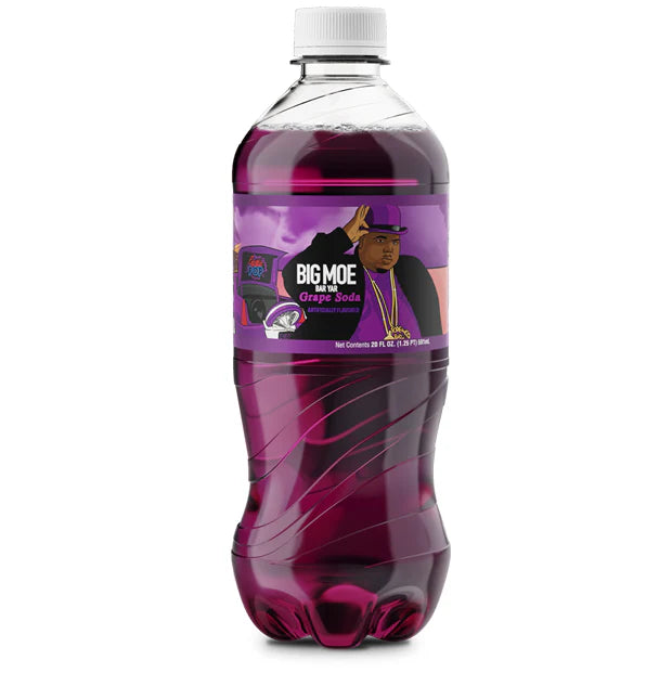 Big Moe Bar Yar Grape Soda 20oz.