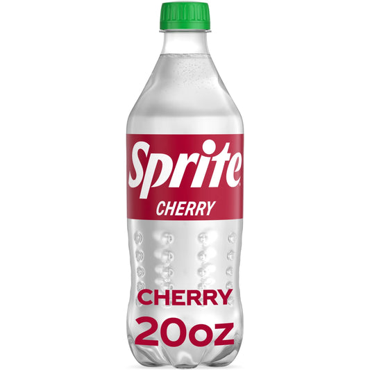 Sprite Lemon Lime Cherry Soda Pop, 20 fl oz Bottle